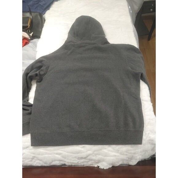 Aeropostale Men's Hoodie Long Sleeve Sweatshirt Gray Size L College Vintage - Picture 7 of 10